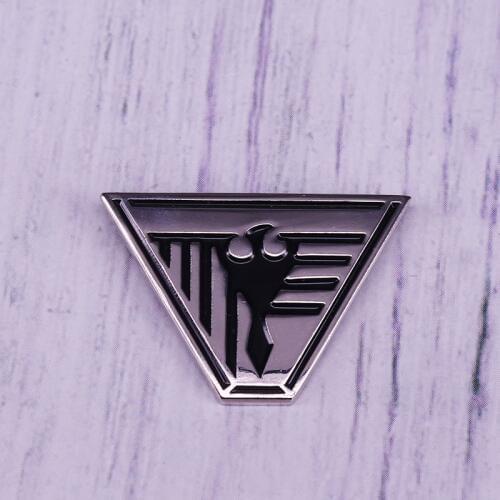 Blade Runner enamel pin Rick Deckard Cognac Solid Resin Grip Tyrell Replicant brooch