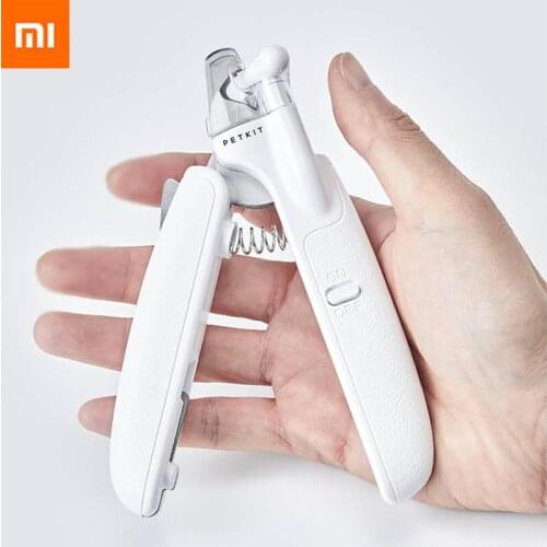 Xiaomi Clipper PETKIT Pet Cat Dog Safe Nail Cutter LED Light Paw Claw Nails Safety Cutting Scissors Avoid Hurt Grooming Trimmer