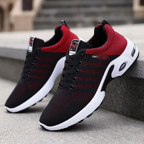 2021 Summer Men Sneakers Air Cushion Outdoor Walking Shoes Breathable Sport Running Shoes Low Top Soft Casual Sneakers Size 44