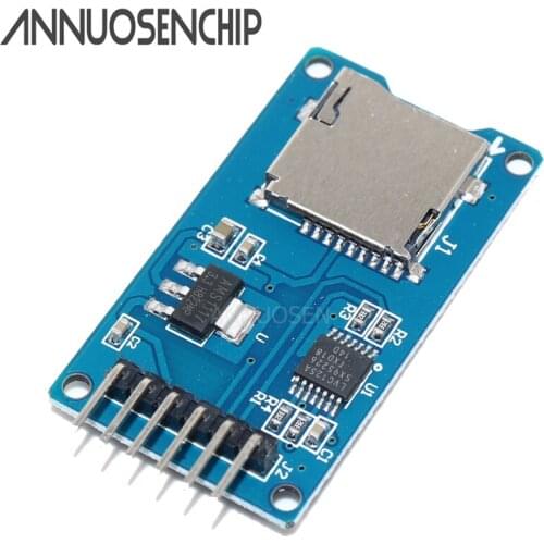 2PCS Micro SD Storage Board Mciro SD TF Card Adapter Memory Shield Expansion Module SPI For Arduino AVR Microcontroller 3.3V