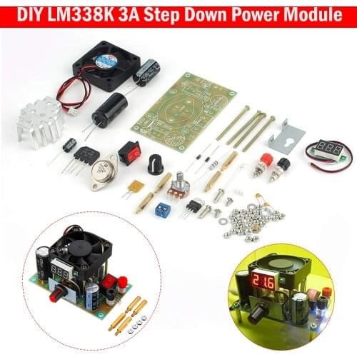 3A LM338K Voltage Regulator Step Down Power Supply Module DIY Kits Components