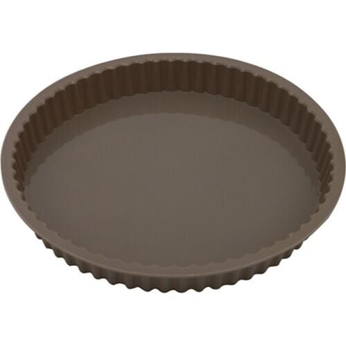 Silicone Cake Pan Mould Round Bakeware Mold Wave Edge Fruit Cake Mold Solid Color Kitchen Baking DIY Tools