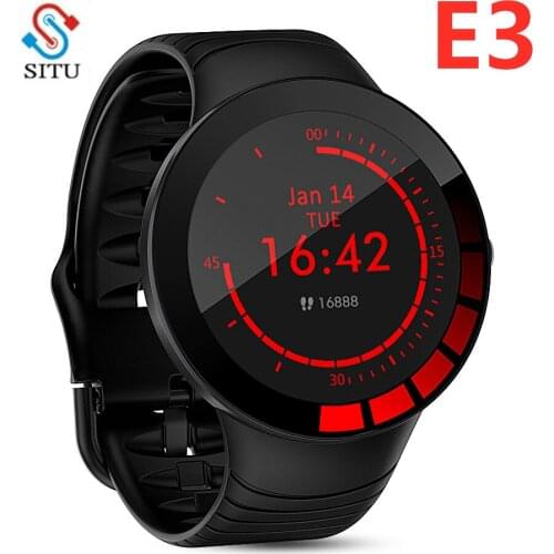 2020 E3 Sports Smart Watch Men IP68 Waterproof Full Touch Screen Silicone Strap SmartWatch for Android IOS Phone Fitness Tracker