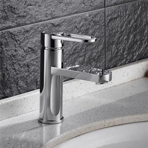 Basin Faucet Basin Mixer Tap Bathroom Faucet Brass Water Sink Mixer Deck Mounted Mixer Tap Faucet