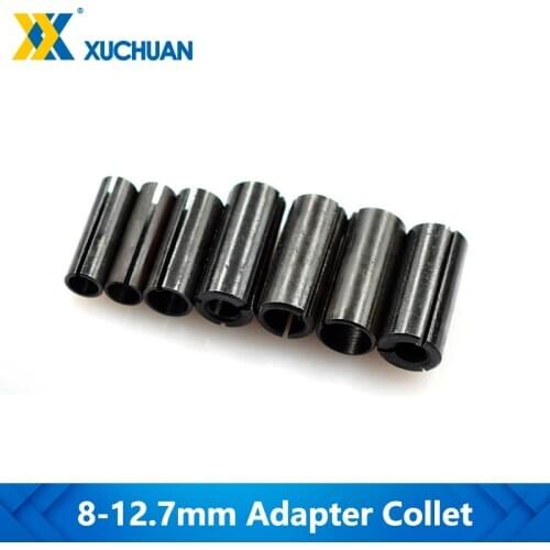 1pc Adapter Collet 8-6/ 8-6.35/ 9.5-6.35/10-8/12-6 8 10/12.7-6 6.35mm CNC Router Tool Adapter Holder