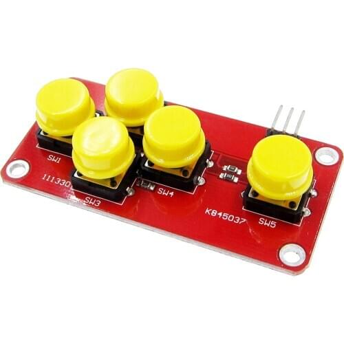 10pcs AD Keyboard Simulate Five Key Module Analog Button for Arduino Sensor Expansion Board