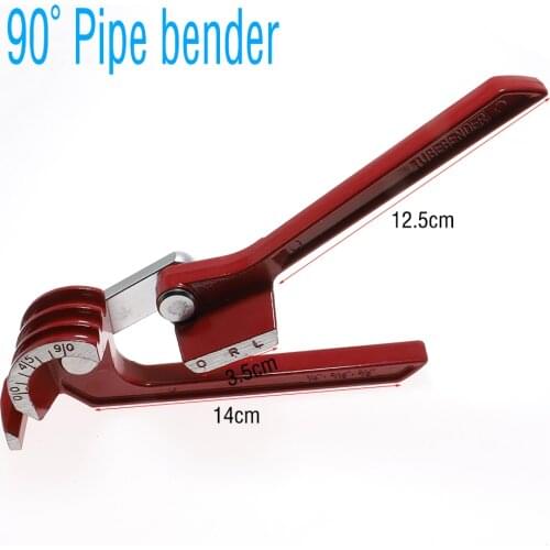 180° 6/8/10mm Tube Pipe Bender/Copper Tube pipe bend/Air Conditioning Tube bender for the industrial pipe Manual Elbow Tool