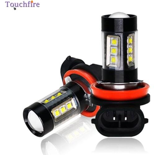 2Pcs Fog H11 Lamp Led 9006 9005 H4 H16 Canbus Bulb 1800LM Car Auto Replace Light 12V 24V for Truck White 6000K Dropshipping