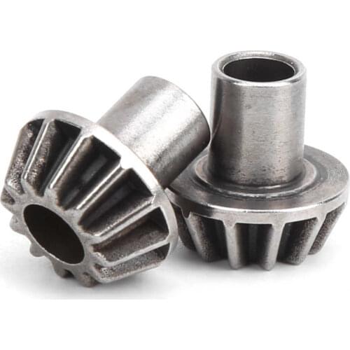 2pcs Metal Diff Gear 12T Drive Motor Pinion Gears For 1/12 WLtoys 12428 12423 RC Car Spare Parts