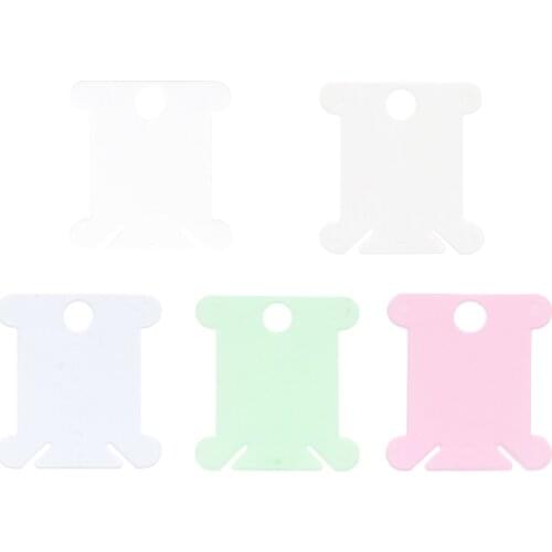 Cross Satitch Winding Board Thread Board Plastic Winding Board Embroidery Thread Finishing Tool 4 colors