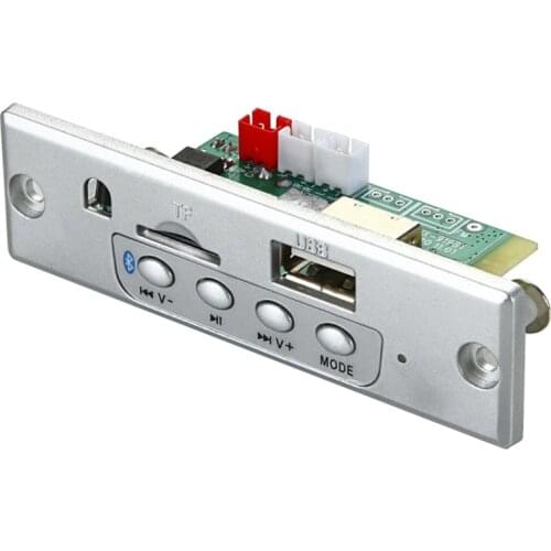 2X25W Amplifier Mp3 Player Decoder Board 6V-12V Bluetooth 5.0 Car Fm Radio Module Support Tf Usb Aux
