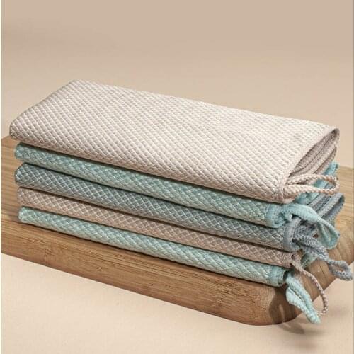 3pcs Towel for Kitchen Microfiber Cleaning Cloth Dish Cloth Magic Wipes Glass Cloth Rag for Car Wipe Household Cleaning Tools