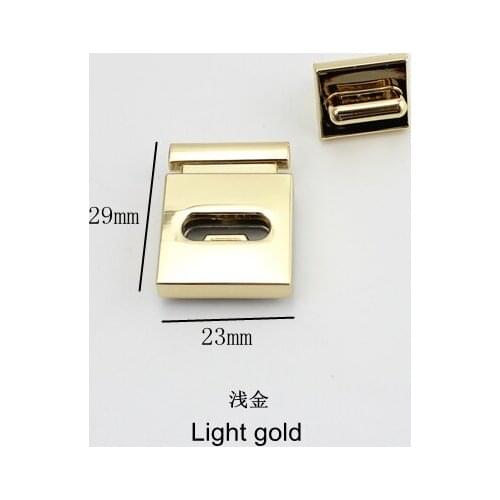 5sets New luggage accessories hardware lock buckle button lock fashion female bag lock diy twist repair package Invisible lock