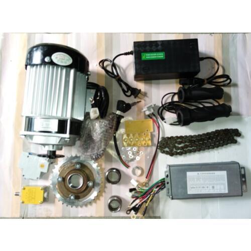 750W 60v brushless gear decelerating motor electric bike kit electric bike conversion kit light electric tricycle kit