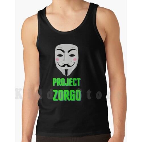 Project Zorgo Gift tank tops vest sleeveless Black Hacker Project Chanology Project Zorgo Occupy Zorgo Anonymous Legion