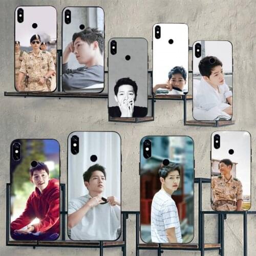 Korean actors Song Joong Ki Phone Case For Xiaomi Redmi note 7 8 9 t max3 s 10 pro lite cover funda coque shell