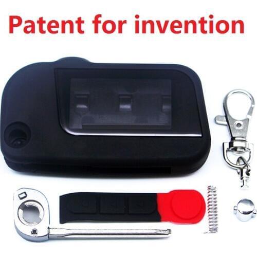 A93 Uncut case with glass for Starline A93 A63 A39 uncut blade fob case cover A93 folding car flip remote