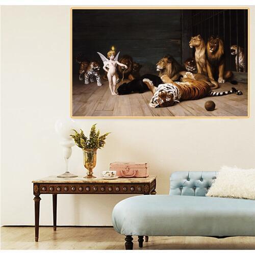 Citon Jean-Leon Gerome《whoever you are, here is your master》Canvas Painting World Famous Artwork Picture Decor Home Decoration