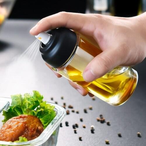 Home barbecue cooking spray oil vinegar bottles Healthy Glass BBQ cooking oil spray oil bottles Seasoning Liquid container tools