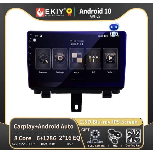 EKIY CAR Radio Multimedia Player For AUDI Q3 2013 2014 2015 2016 2017 Android 9.0 Autoradio Navigtion GPS Stereos no 2 din 2din