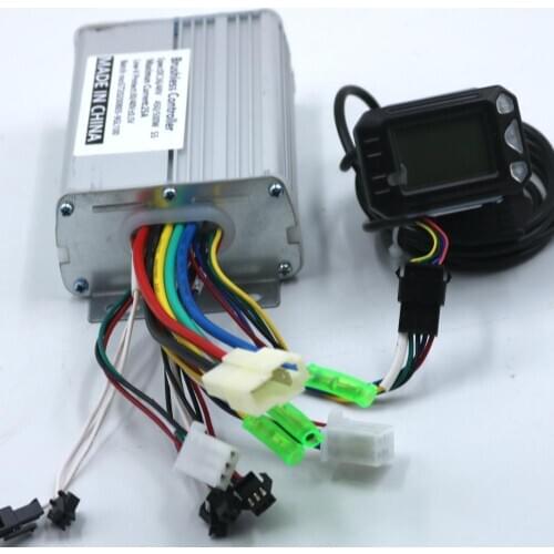 GREENTIME 36V/48V 450/500W BLDC Motor Controller E-bike Scooter Brushless Speed Driver and S5 LCD Display