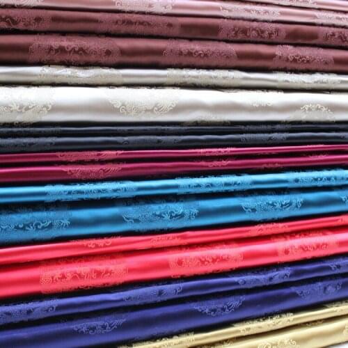 Chinese silk Brocade jacquard weave fabric Mongolia Robe cloth DIY bag Book cover Performance clothes 4