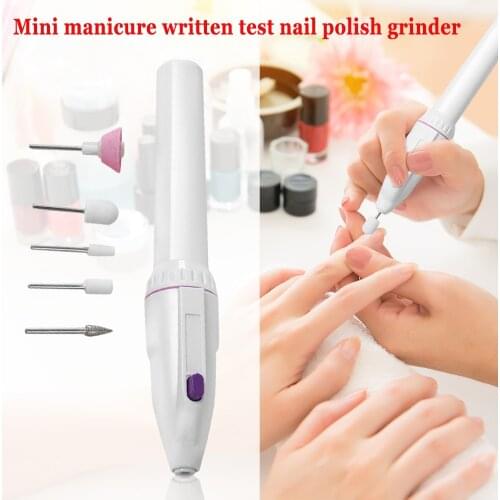 Multi-functional 5 in1 Practical Electric Mini Nail Drill Carve Grinder Machine Classic Professional Buffer File