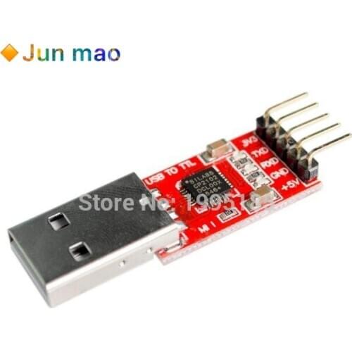CP2102 module USB to TTL serial UART STC download cable PL2303 Super Brush line upgrade