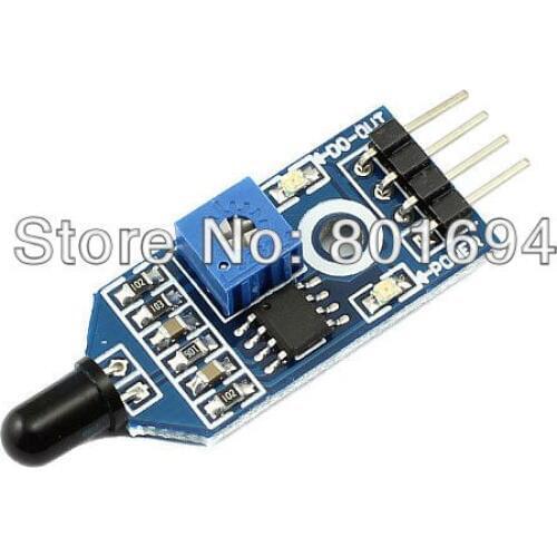 Flame Sensor Module Wavelength 760nm-1100nm LM393 IR Flame Temp Sensor Board