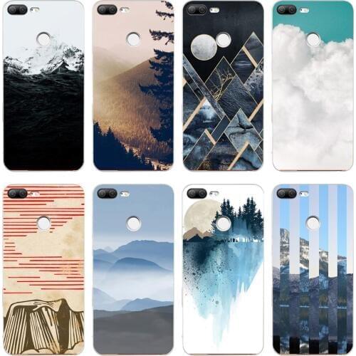 7H Blue mountain wall art Soft Silicone Tpu Cover phone Case for huawei Honor 9 Lite 10 p 9 10 lite