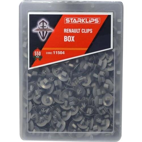 Set Box Clip 7703077422 for Renault 550 Parts + Car fastener-Push Pin-Trim Rivet