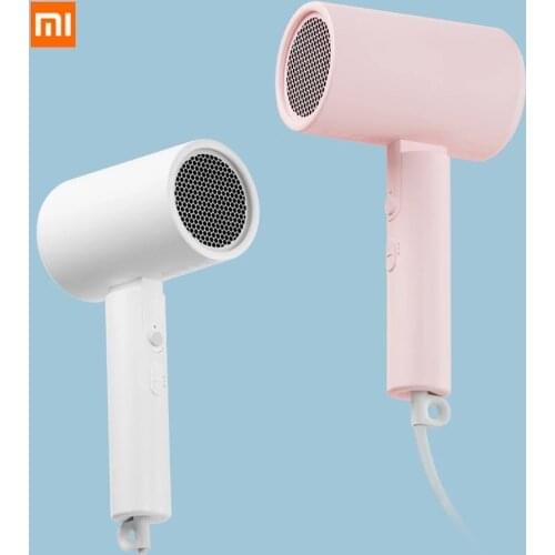 Original XIAOMI MIJIA Portable Anion Hair Dryer Nanoe Water ion hair care Professinal Quick Dry 1600W Travel Foldable Hairdryer