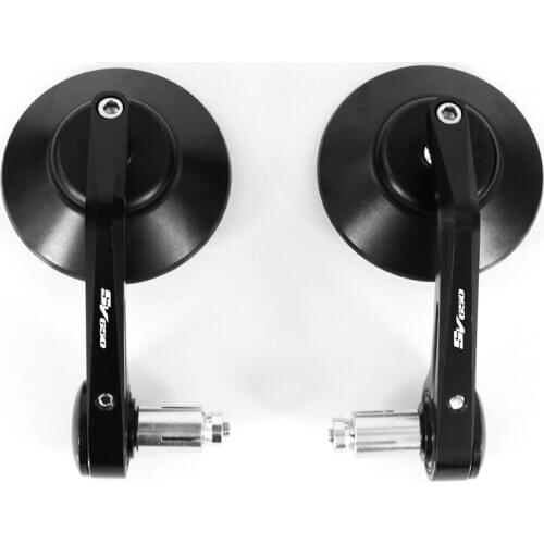 Fit For SUZUKI SV650 1999-2012 2016 2017 2018 2019 Motorcycle 7/8" 22mm Bar End Mirrors Handle Bar Rearview Side Mirror