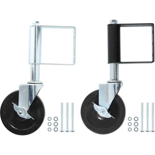 4in 5in Heavy Duty Gate Wheel Spring Loaded Caster Aluminum Multi-Function Damping Automatic Adjustable Height Furniture Caster