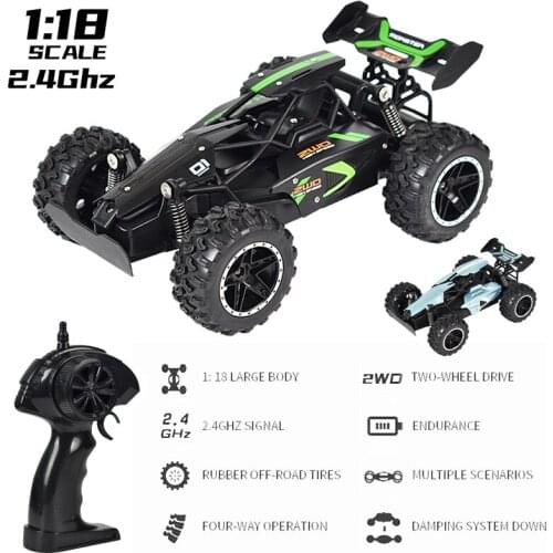 Rc Car Remote control 1/18 30 Mins Driving Time 2.4G 4CH High Speed Machine Drift Remote Controlled Car Childrens Toys For Boys