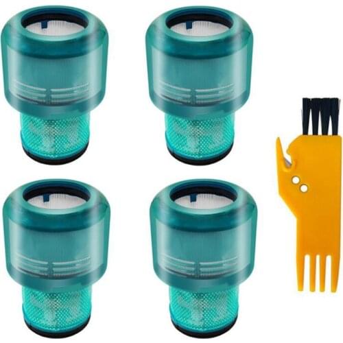 EAS-4 Pcs Vacuum Filter Replacement For Dyson V15 SV14 V11 Stick Handheld Washable Filter Cleaning Vacuum Cleaner Parts