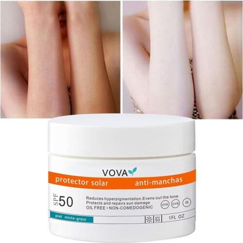 VOVA Sunscreen Spf50 Facial Body Sunscreen Whitening Sun Cream Sunblock Skin Cream Anti-Aging Oil-control Moisturizing