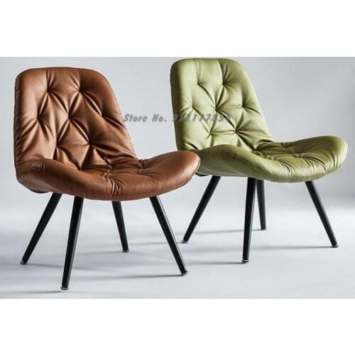 Modern Minimalist Balcony Sofa Chair Backrest Lazy Bedroom Nordic Reading Small Sofa Single Living Room Leisure