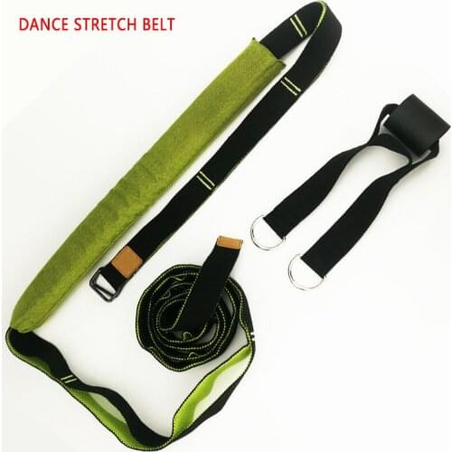 Dance Stretching Belt Indoor Lower Waist Trainer Stretching Flexibility Yoga for Beginners One-word Horse Splitting Leg Press