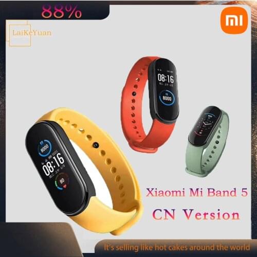 Xiaomi Mi Band 5 Bluetooth 5.0 Chinese Version Nfc Smart Bracelet 5atm Water Resistance Original Mi Band 5