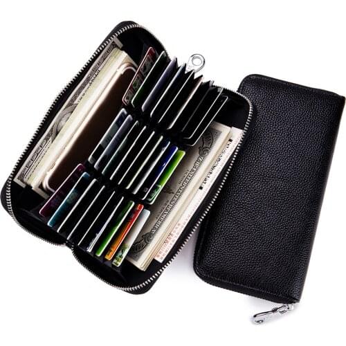 New Large Capacity Women Pu Leather Wallets Female Long Zipper Purses Woman 5.5 Inch Phone Wallet Card Holders Money Bag Clutch