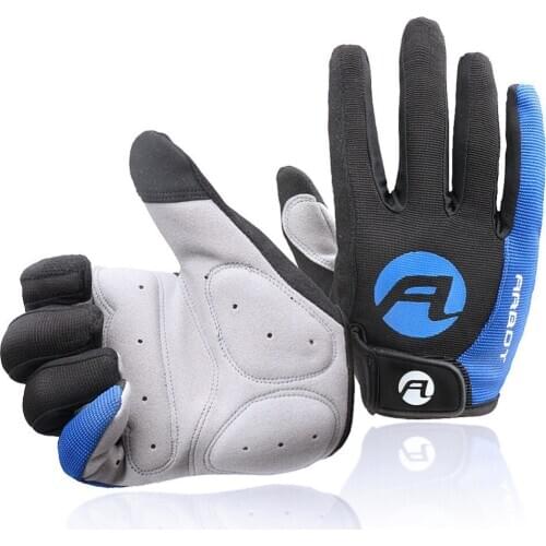 1 Pair Anti-skid Sun-proof Gloves High Temperature Resistance Mountain Bike Warm Keeping Outdoor Cycling Touch Screen Gloves