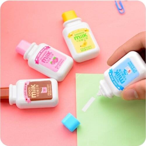 1 pc Cute Milk Correction Tape Material Escolar Kawaii Stationery Office School Supplies Papelaria 6m