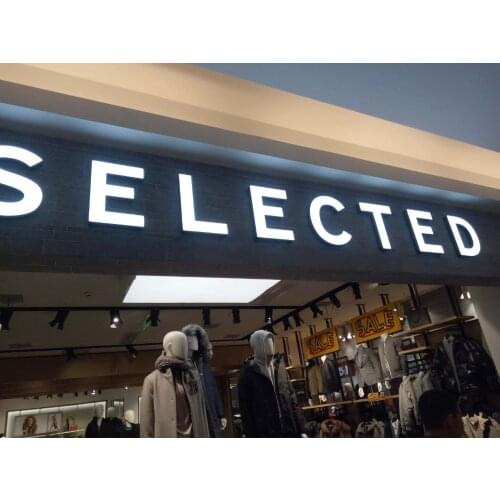 3D outdoor waterproof RGB full color backlit logo sign channel LED letters