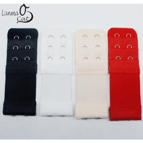 4 pieces) 2 Hook Bra Extender For Womens Bra Extension Strap Expander Underwear Accessories