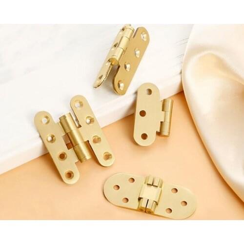 1Pcs Pure Copper Casement Hinges Cabinet Door Hinges Home Decoration Doors and Windows Brass Hinges