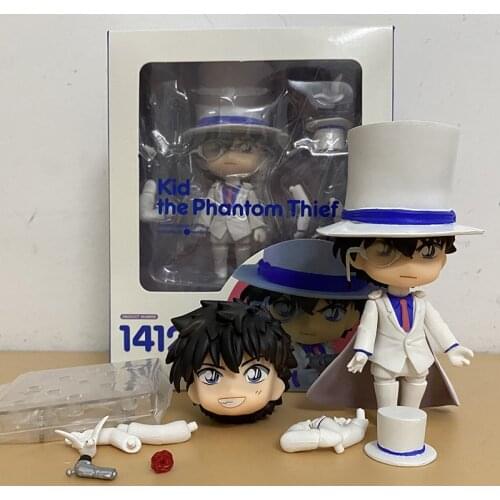 Conan Action Figure Detective 1412 Kuroba Kaito Kaitou Figure PVC Collection Model Toys Gift 10CM