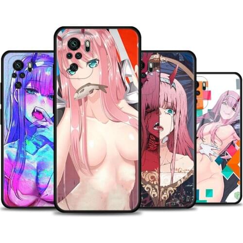 Phone case For Redmi Note 10 Pro Max 9 9s 9t 8t 7 Cover Funda for Redmi K40 Plus 9A 9C 9T Coque Zero Two Darling in the FranXX