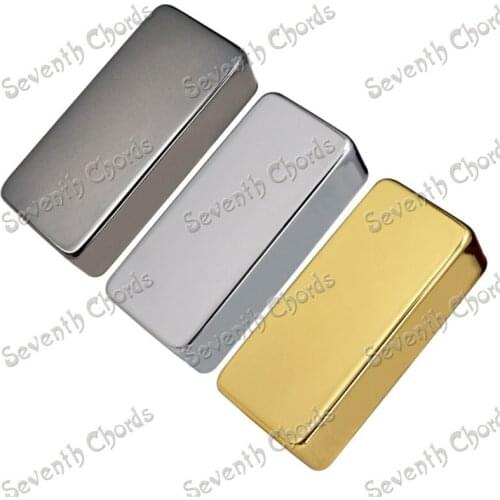 12Pcs/lot Sealed Type Electric Guitar Brass Humbucker Pickup Covers Lid Chrome Black Gold 72mm X 32mm