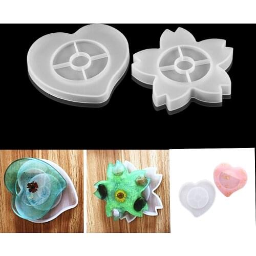 Silicone Planter Mould Handmade DIY Ceramic Clay Pot Mold Tea Coaster Silicone Mold Home Decoration Craft Making Flower Pot Mold